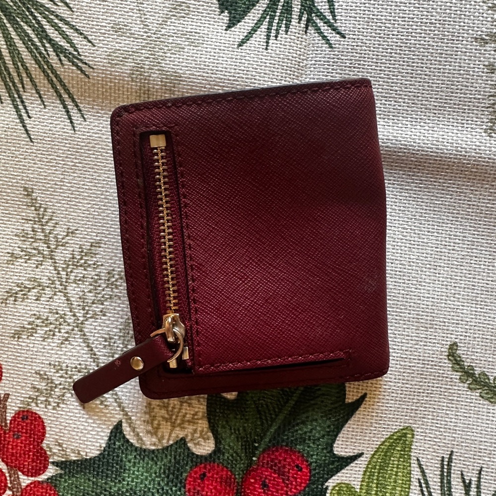 Elegant Burgundy Women's Wallet